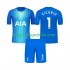Maglia Tottenham Hotspur Guglielmo Vicario 1 Portiere Bambino Trasferta Divisa 2025-2026 Manica Corta