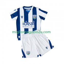 Maglia West Bromwich Albion Bambino Casa Divisa 2025-2026 Manica Corta