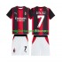Maglia AC Milan Gimenez 7 Bambino Casa Divisa 2026-2027 Manica Corta