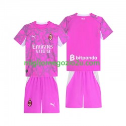 Maglia AC Milan Portiere Bambino Trasferta Divisa 2026-2027 Manica Corta