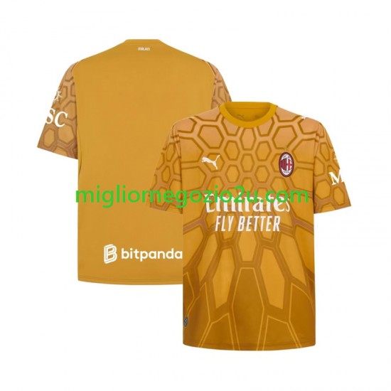 Maglia AC Milan Portiere Uomo Casa Divisa 2026-2027 Manica Corta