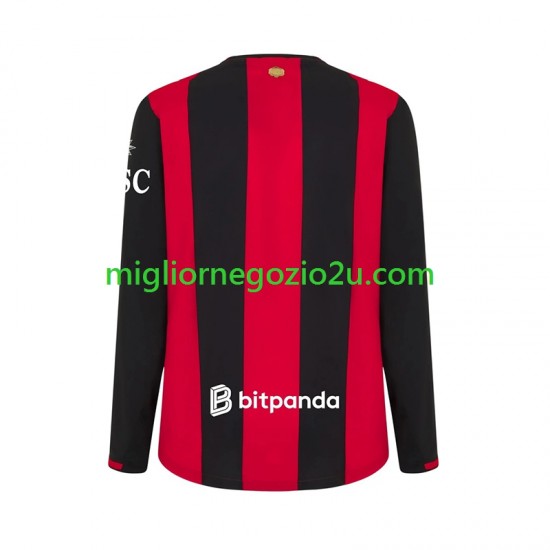 Maglia AC Milan Uomo Casa Divisa 2026-2027 Manica Lunga