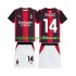 Maglia AC Milan Modrić Luka 14 Bambino Casa Divisa 2026-2027 Manica Corta
