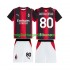 Maglia AC Milan Ronaldinho 80 Bambino Casa Divisa 2026-2027 Manica Corta