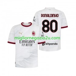 Maglia AC Milan Ronaldinho 80 Uomo Trasferta Divisa 2026-2027 Manica Corta