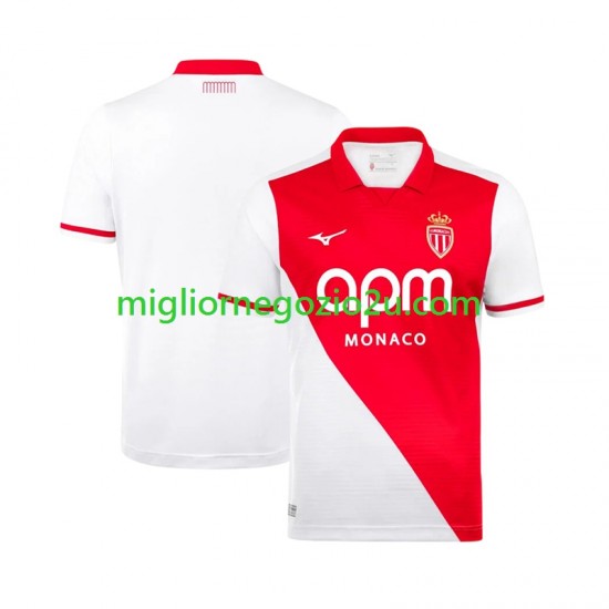 Maglia AS Monaco Uomo Casa Divisa 2026-2027 Manica Corta