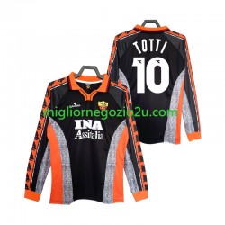 Maglia AS Roma Totti 10 Retro Uomo Terza Divisa 1998 1999 Manica Lunga