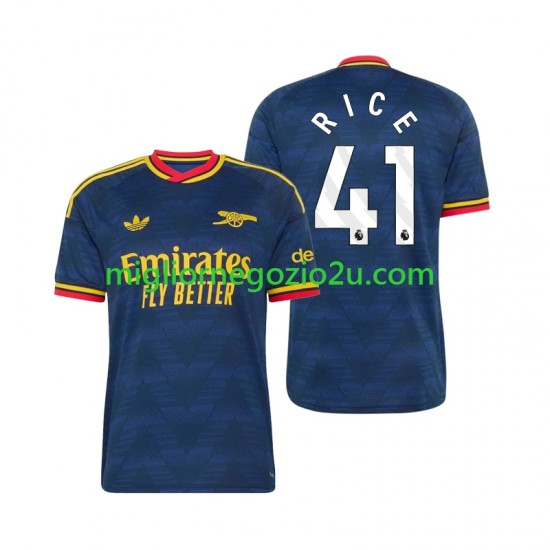 Maglia Arsenal Declan Rice 41 Uomo Trasferta Divisa 2026-2027 Manica Corta