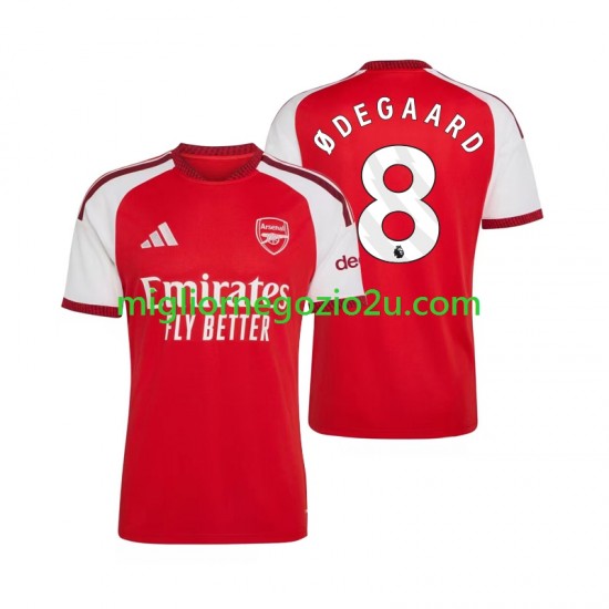 Maglia Arsenal Martin Odegaard 8 Uomo Casa Divisa 2026-2027 Manica Corta