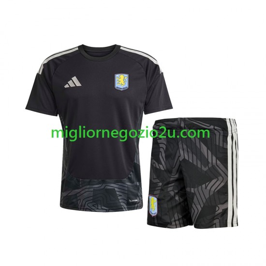 Maglia Aston Villa Portiere Bambino Trasferta Divisa 2026-2027 Manica Corta
