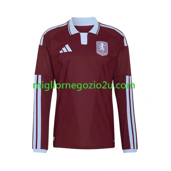 Maglia Aston Villa Uomo Casa Divisa 2026-2027 Manica Lunga