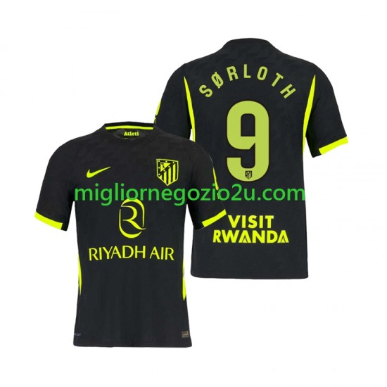 Maglia Atlético Madrid Alexander Sorloth 9 Uomo Trasferta Divisa 2026-2027 Manica Corta