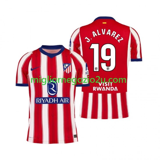 Maglia Atlético Madrid Julian Alvarez 19 Uomo Casa Divisa 2026-2027 Manica Corta