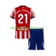 Maglia Atlético Madrid Obed Vargas 21 Bambino Casa Divisa 2026-2027 Manica Corta