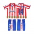 Maglia Atlético Madrid SIMEONE 14 1996 1997 Retro Bambino Casa Divisa Manica Corta