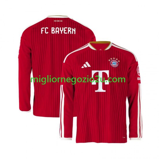 Maglia FC Bayern München Uomo Casa Divisa 2026-2027 Manica Lunga