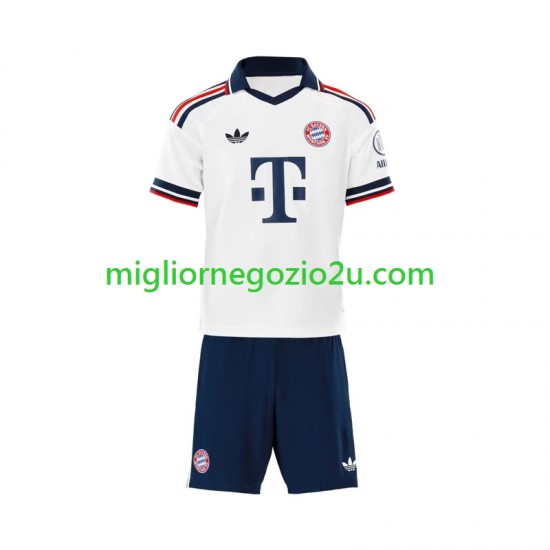 Maglia FC Bayern München Bambino Trasferta Divisa 2026-2027 Manica Corta