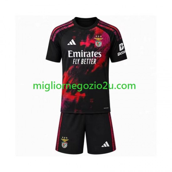 Maglia Benfica Bambino Terza Divisa 2026-2027 Manica Corta