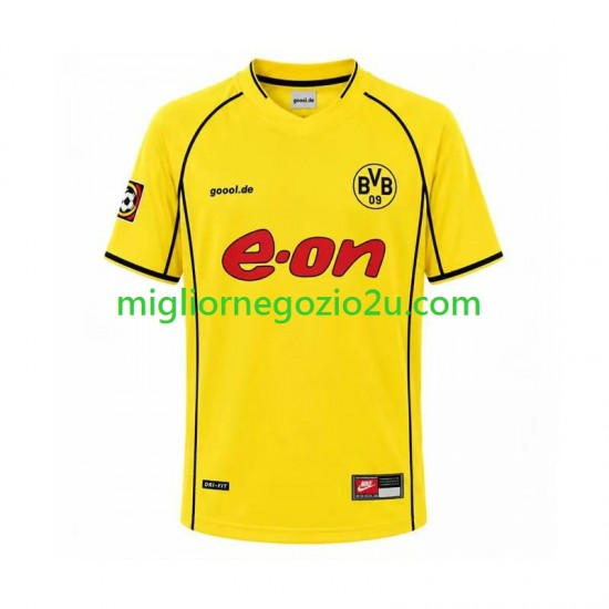 Maglia Borussia Dortmund Retro Uomo Casa Divisa 2002 Manica Corta