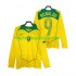 Maglia Brasile RONALDO 9 Retro Uomo Casa Divisa 2004 Manica Lunga