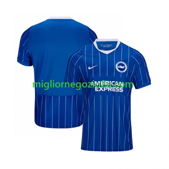 Maglia Brighton & Hove Albion Uomo Casa Divisa 2026-2027 Manica Corta