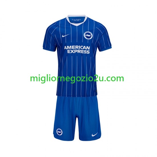 Maglia Brighton & Hove Albion Bambino Casa Divisa 2026-2027 Manica Corta