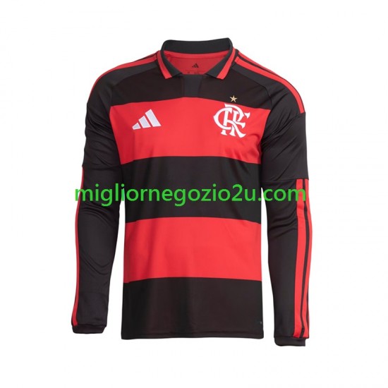 Maglia CR Flamengo Uomo Casa Divisa 2026-2027 Manica Lunga