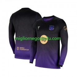 Maglia FC Barcelona Uomo Trasferta Divisa 2026-2027 Manica Lunga