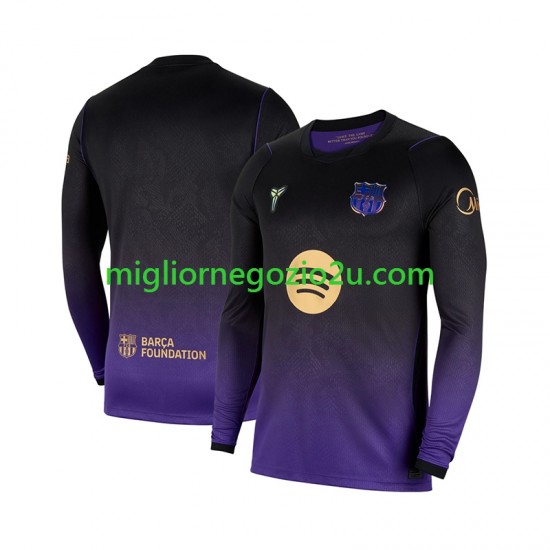 Maglia FC Barcelona Uomo Trasferta Divisa 2026-2027 Manica Lunga