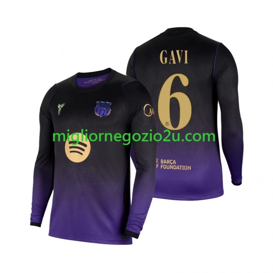 Maglia FC Barcelona Gavi 6 Uomo Trasferta Divisa 2026-2027 Manica Lunga