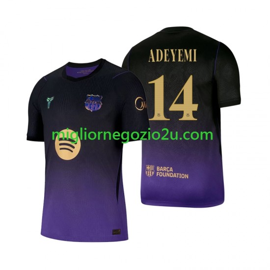 Maglia FC Barcelona Karim Adeyemi 14 Uomo Trasferta Divisa 2026-2027 Manica Corta