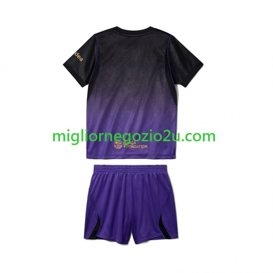Maglia FC Barcelona Bambino Trasferta Divisa 2026-2027 Manica Corta