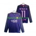 Maglia FC Barcelona Neymar JR 11 2016 2017 Retro Uomo Trasferta Divisa Manica Lunga