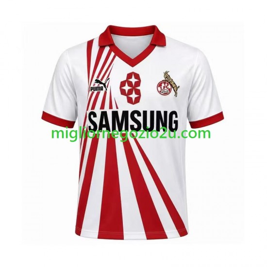 Maglia FC Köln 1990 1991 Retro Uomo Casa Divisa Manica Corta