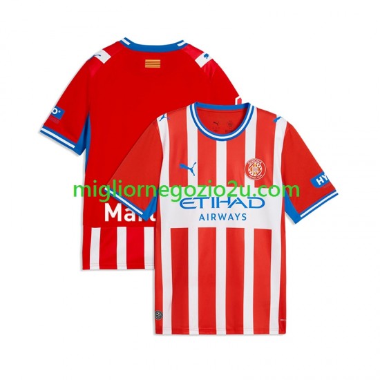 Maglia Girona Uomo Casa Divisa 2026-2027 Manica Corta