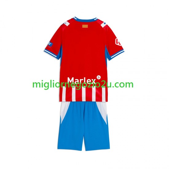 Maglia Girona Bambino Casa Divisa 2026-2027 Manica Corta
