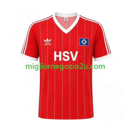 Maglia Hamburger SV 1983 Retro Uomo Trasferta Divisa Manica Corta