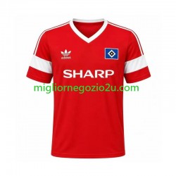 Maglia Hamburger SV 1988 Retro Uomo Trasferta Divisa Manica Corta