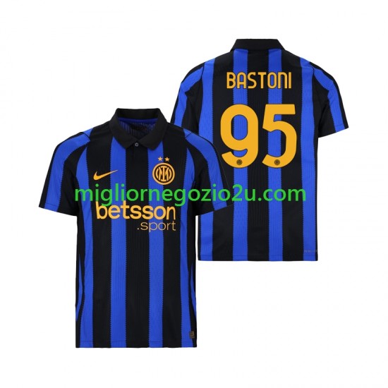 Maglia Inter Milan Alessandro Bastoni 95 Uomo Casa Divisa 2026-2027 Manica Corta