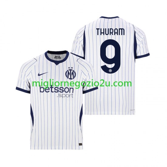 Maglia Inter Milan Marcus Thuram 9 Uomo Trasferta Divisa 2026-2027 Manica Corta