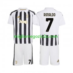 Maglia Juventus Cristiano Ronaldo 7 Bambino Casa Divisa 2026-2027 Manica Corta