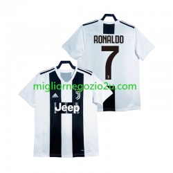 Maglia Juventus Cristiano Ronaldo 2018 2019 Retro Uomo Casa Divisa Manica Corta