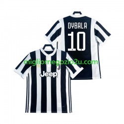 Maglia Juventus DYBALA 21 2017 2018 Retro Uomo Casa Divisa Manica Corta