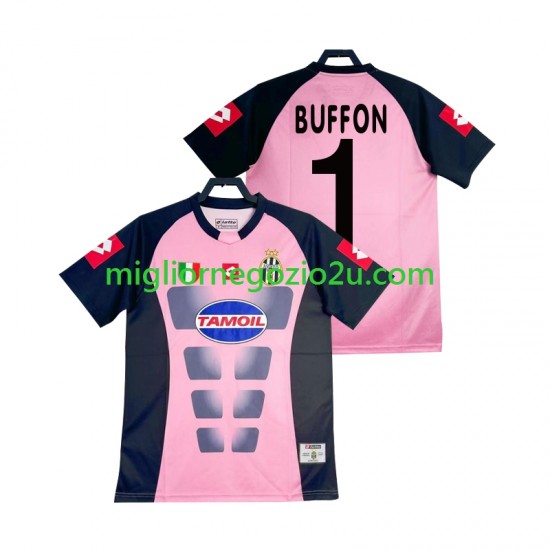 Maglia Juventus Buffon 1 Portiere Retro Uomo Trasferta Divisa 2002-2003 Manica Corta