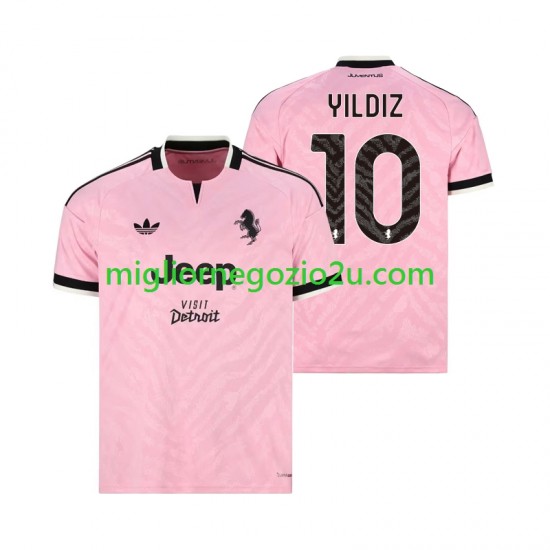 Maglia Juventus Kenan Yildiz 10 Uomo Trasferta Divisa 2026-2027 Manica Corta