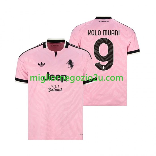 Maglia Juventus Randal Kolo Muani 9 Uomo Trasferta Divisa 2026-2027 Manica Corta