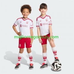 Maglia Liverpool Bambino Trasferta Divisa 2026-2027 Manica Corta