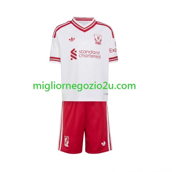 Maglia Liverpool Bambino Trasferta Divisa 2026-2027 Manica Corta