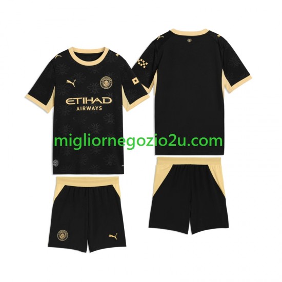 Maglia Manchester City Bambino Trasferta Divisa 2026-2027 Manica Corta
