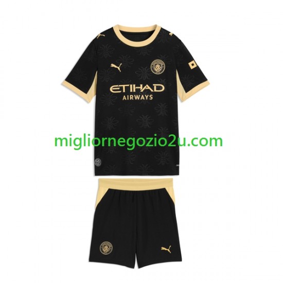 Maglia Manchester City Bambino Trasferta Divisa 2026-2027 Manica Corta